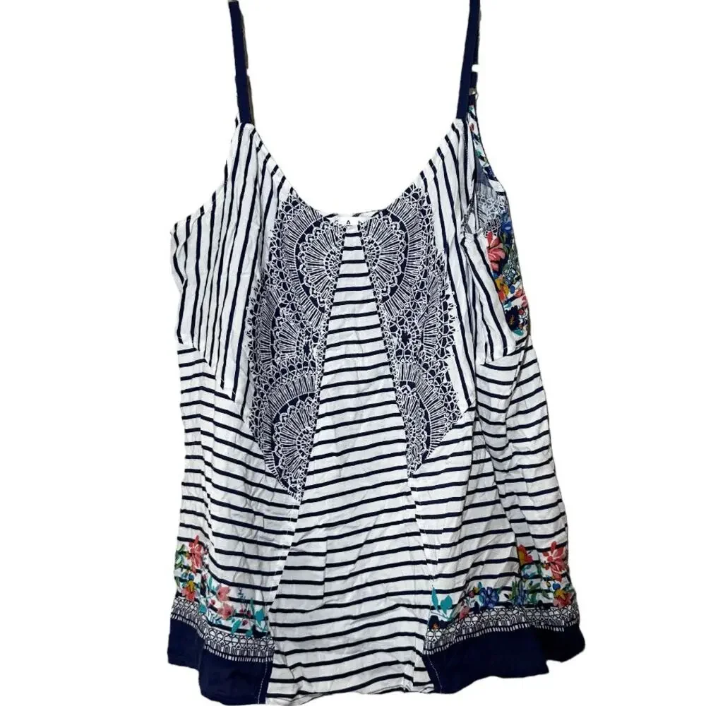 CAbi floral striped